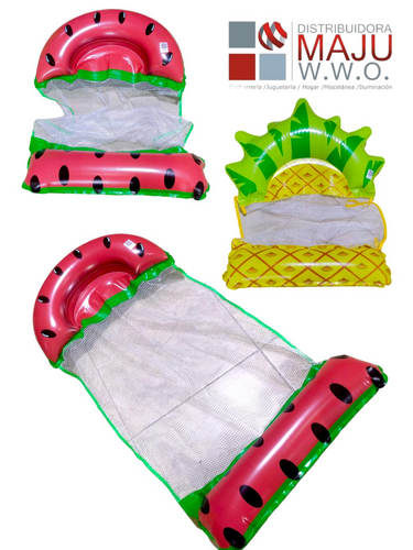 Inflable Para Piscina Piña Con Malla