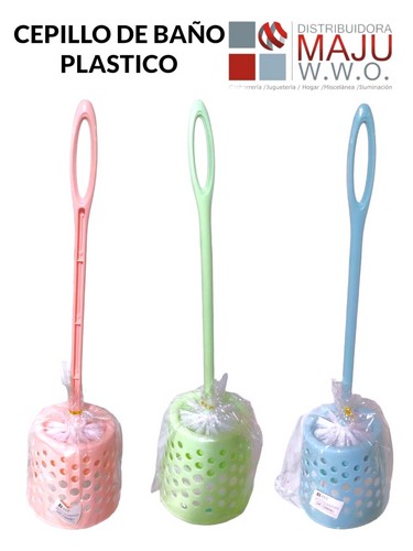Cepillo Para Baño Plastico Base Con Circulos