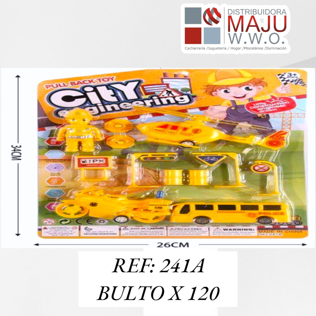 Juguete Set De Ingeniero En Blister 8 Pcs