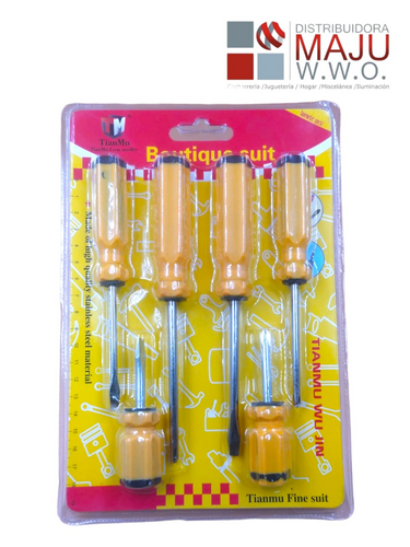 Blister De Destornilladores X 6Pcs