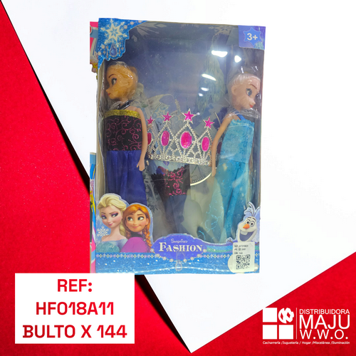 Muñecas Para Niñas Frozen Con Cambio De Ro