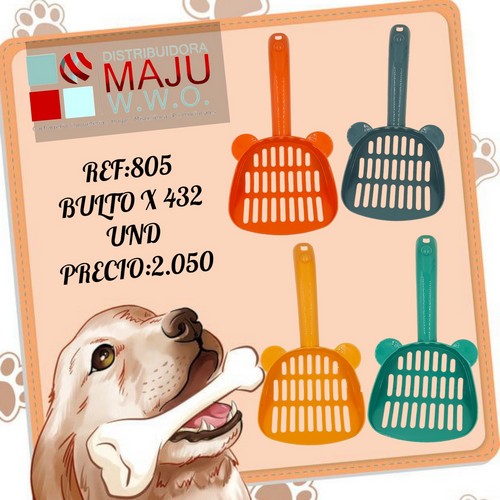 Recogedor Para Mascota Forma Oso 24 X 13 Cm