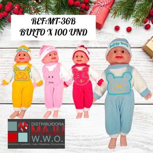 Muñeca Para Niña Con Sonido Happy Baby