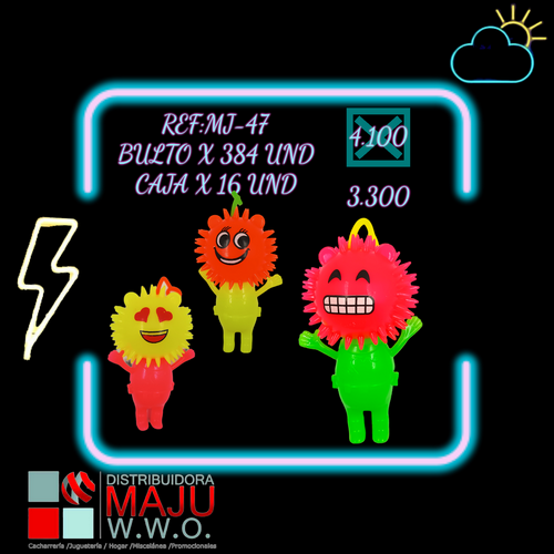 Bolitron Capitan Caritas Luz Caja X16Pcs Col