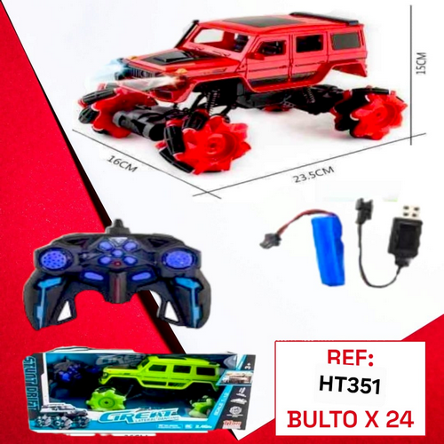 Carro Para Niños Todo Terreno A Control Remo