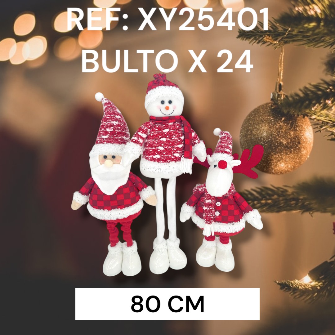 Muñeco De Navidad Con Lana Gorro,Bufanda O