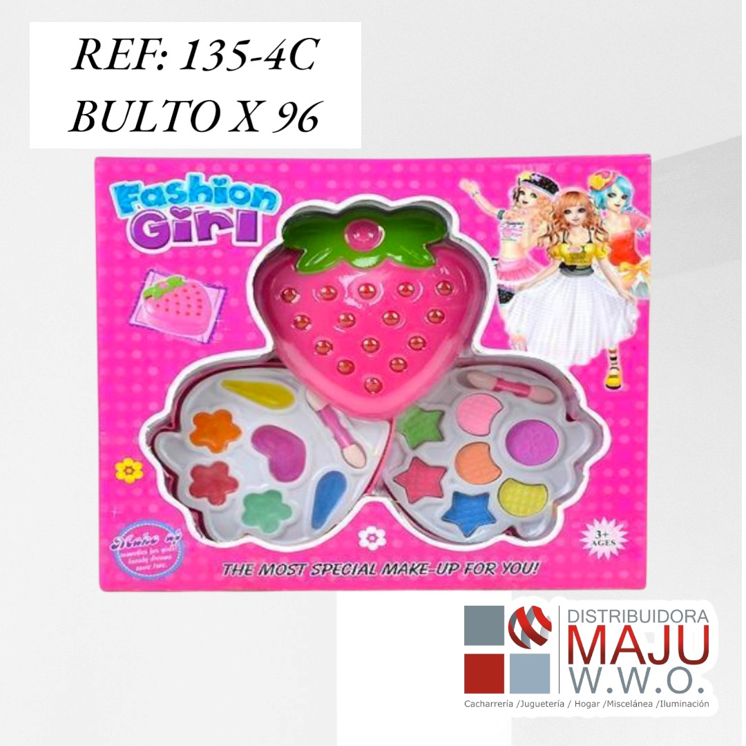 Juguete Set De Belleza Maquillaje En Figura