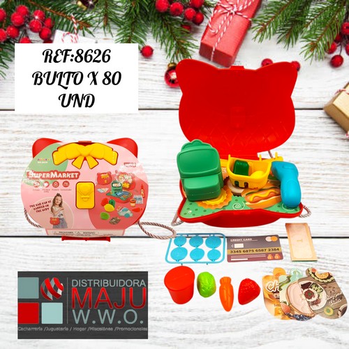 Cartera Gato Kit Supermercado