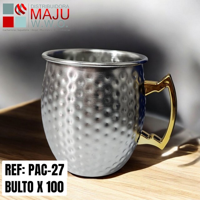 Pocillo En Acero Inoxidable 550Ml Color Pla