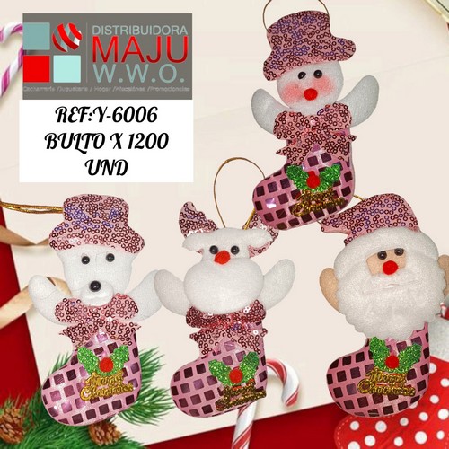 Colgantes Navide?Os Colores X12Pcs