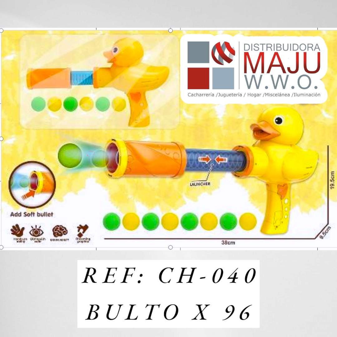 Juguete Lanzador Con Forma De Pato