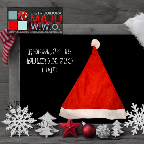 Gorro Navideño Sencillo 36Cm