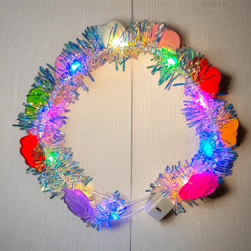 Balaca Flores Gtandes Con Luz Multicolor 3