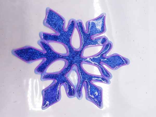 20Xr-012 Esticker Navidad En Gel Escarchado Para V