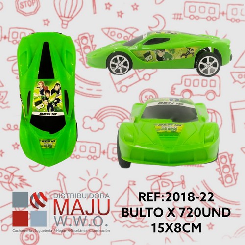Carro De Ben 10 Para Niños 15X8Cm {Do866}
