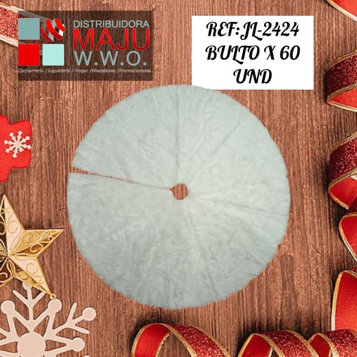 Pie De Arbol Blanco Peludo De 110Cm