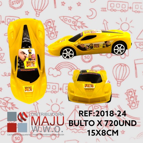 Carro Tipo Lamborghini De Los Minions Para
