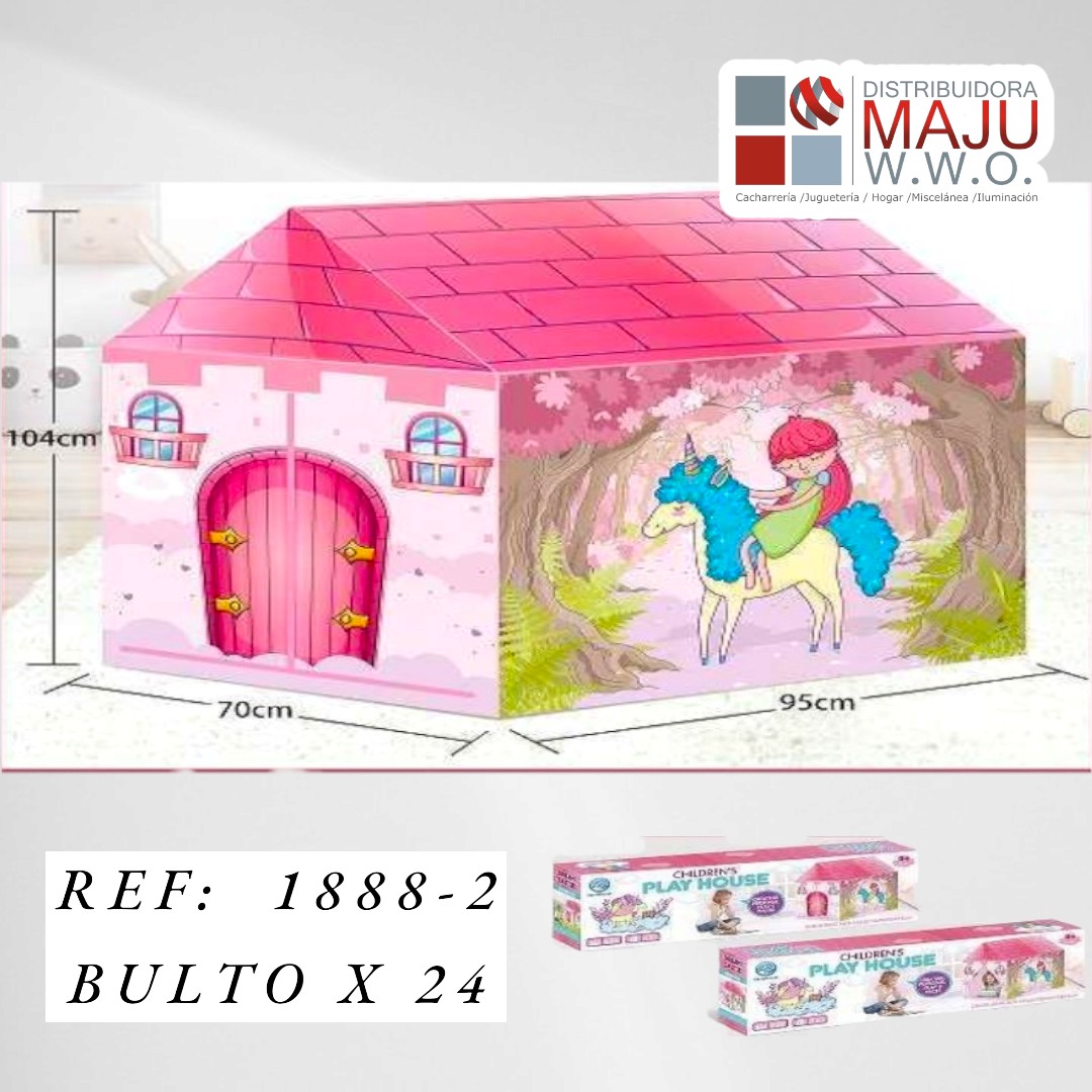 Carpa Infantil Con Diseños De Princesa 42X1