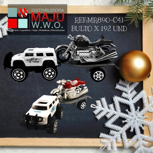 Monter Truck Con Trailer Y Moto