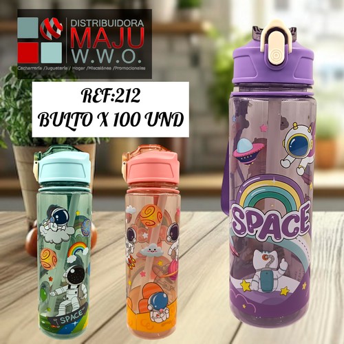 Botilo Con Estampados Infantiles Colores Vario
