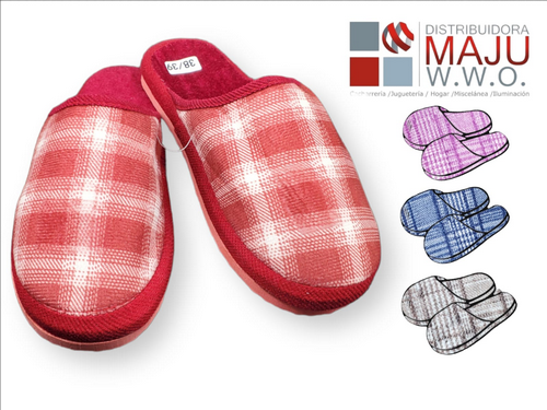 Pantuflas Diseños Y Colores Varios 38/39,40