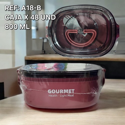 Lonchera Rectangular 1 Compartimiento 800Ml