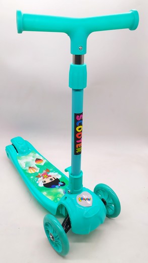 Sl-001P Patineta Con Mango Material Plasticojuguet