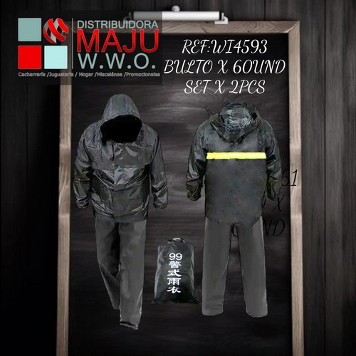 Traje De Impermeable Para Motocicletas, Se