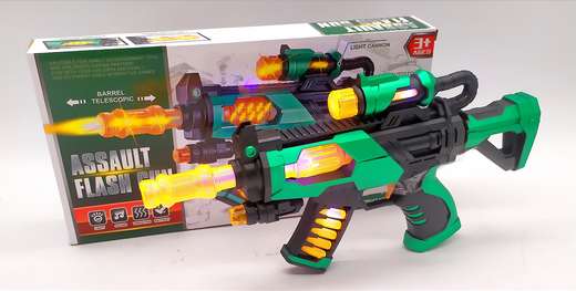 Lanzador Doble Mango Con Musica Y Luces 33