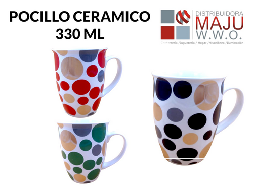 Pocillo Ceramico Pareja Gatos