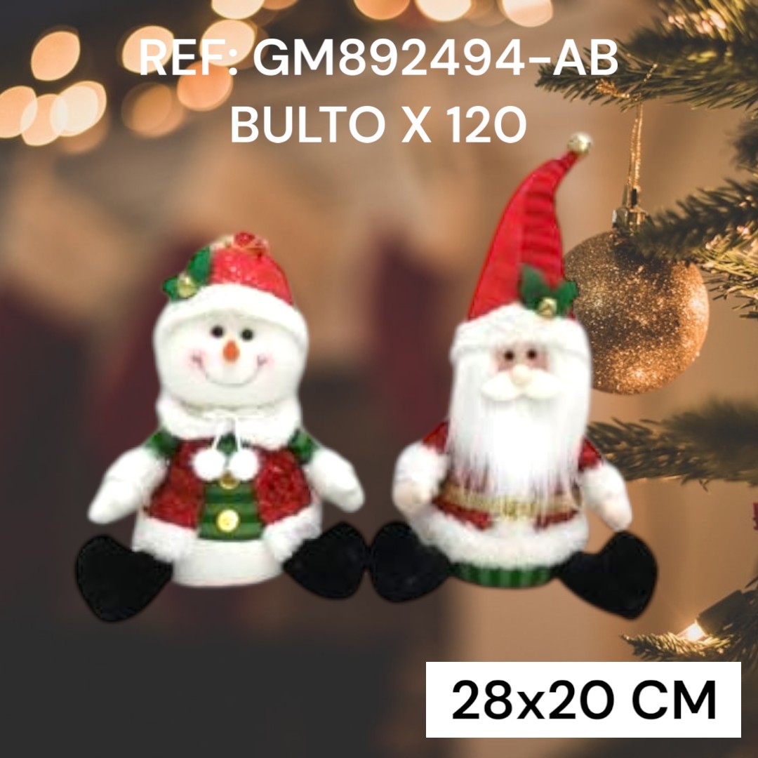 Decoracion Navideña Santa Y Snowman Pi