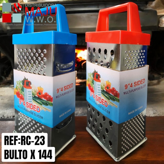 Rallador De Cocina Cuatro Caras /9 Pulgadas