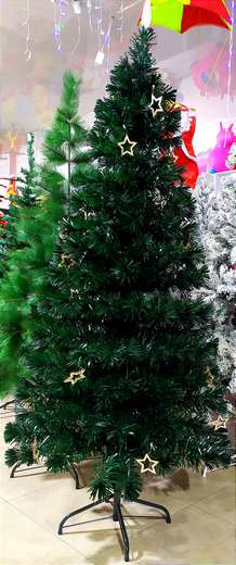 21-78 Arbol De Navidad Estrellas Fibra Optica