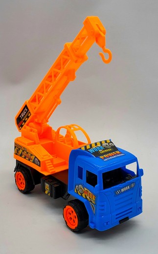 6007-1 Camion Con Brazo Y Gancho 22X9.4X13.5Cm En