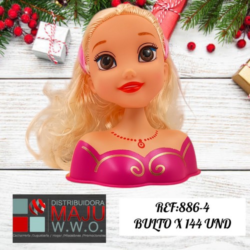 Busto Muñeca Para Peinar