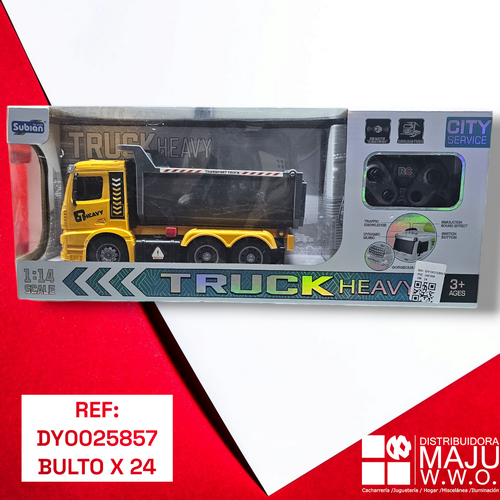 Camion Bolqueta Para Niños A Control Rem
