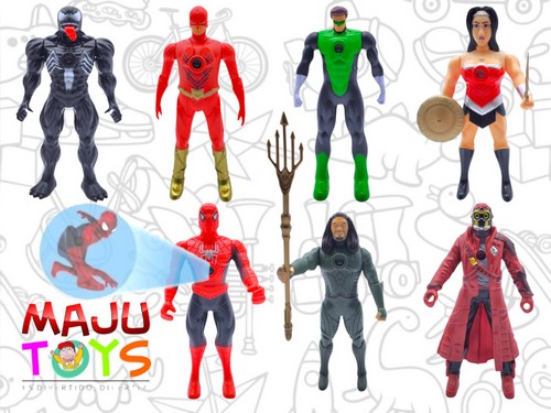 0893-/19-28 Super Heroes Y Villanos Con Proyector