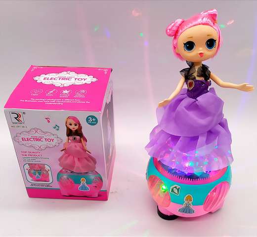 Muñeca Con Luces Y Sonido Esfera En Caja (