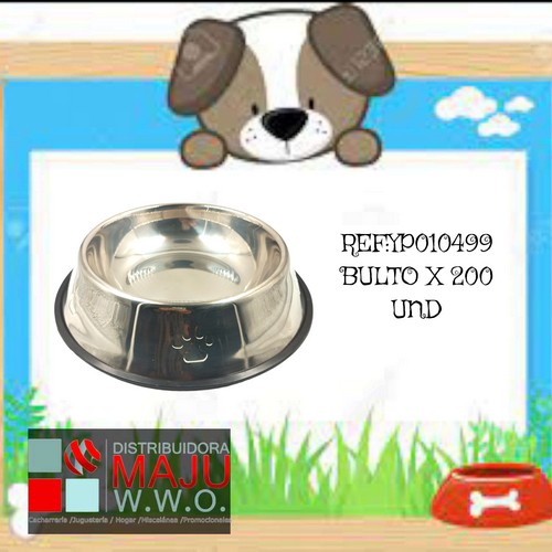 Comedero De Acero Inoxidable Para Mascota