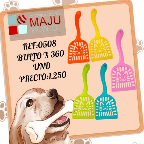 Recogedor Para Mascota Forma Gato 28 X 10 Cm