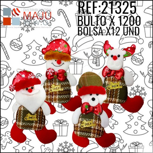 Muñecos Para Colgar Con Mensaje En Bolsa X