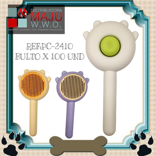 Cepillo Para Mascota Garrita Colores