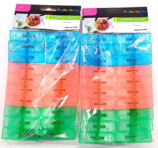 Wi2741/819-20A Pinzas Para Ropa Presentacion Por 2