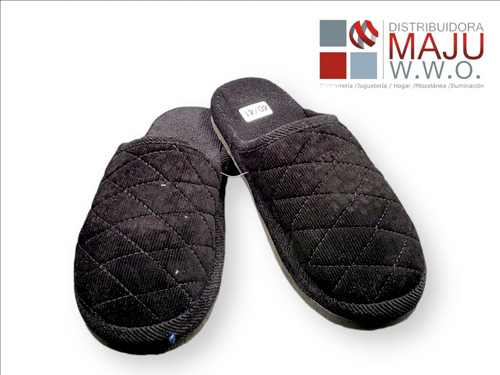 Pantuflas Negras 38/39,40/41,42/43,44/45