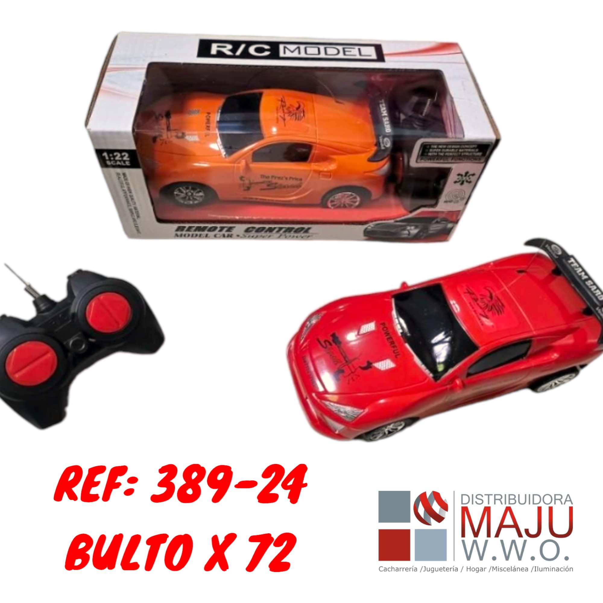 Carro Deportivo Varios Colores Con Control