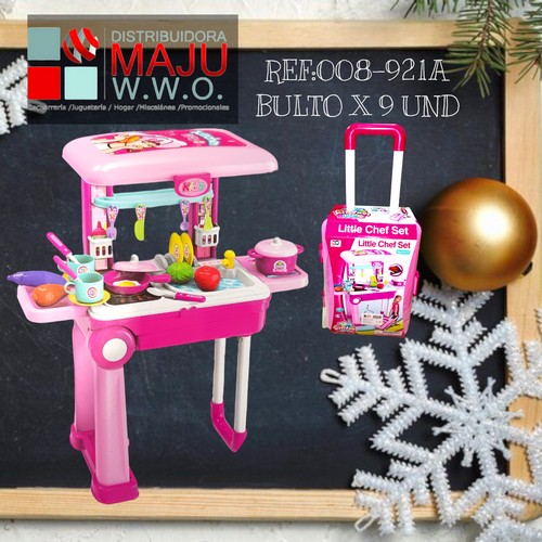 Kit De Cocina En Maletin Con Ruedas