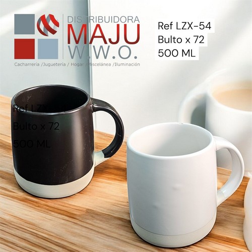 Pocillo Mugs Altos Varios Colores Ceramico