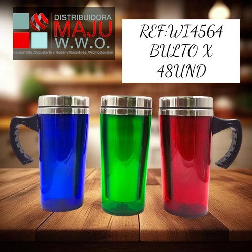 Termo Con Oreja De 400Ml Colores Metalizado