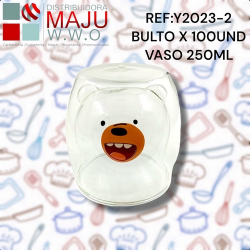 Vaso Oso Boca Cafe 250Ml {Do854}