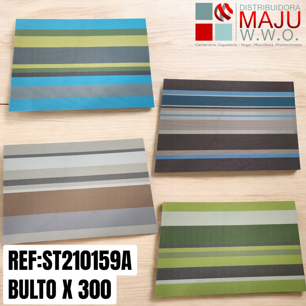 Individual Para Mesa En Pvc Y Poliester